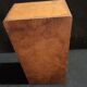 English cigarette box wood and silver plate 19th regiment london old mess