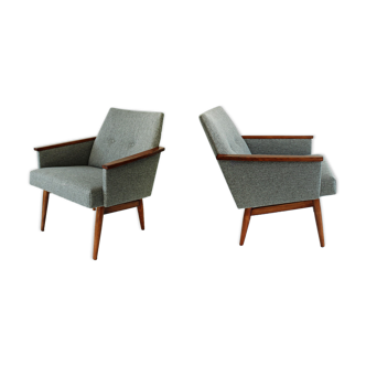 Paire de fauteuils des années 60