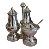 Antique English silver-plated condiment server