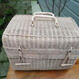 Old suitcase Wicker