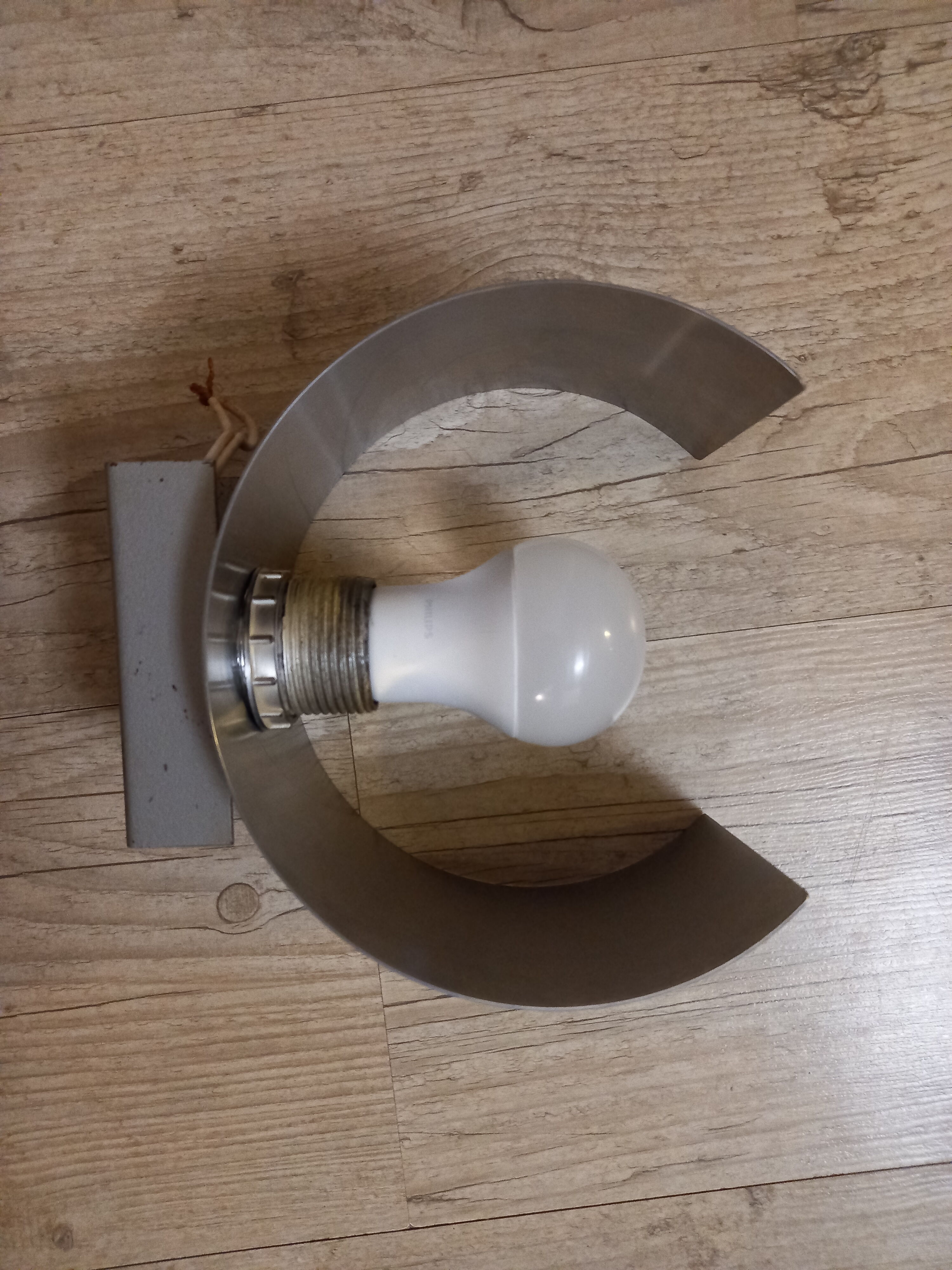 Pair of wall lamps space age 70s