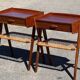 Set of 2 modernist Danish teak bedside tables by Søren Rasmussen, 1964