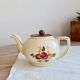 Vintage pouring teapot in Longchamp earthenware, Agen model.