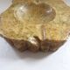 Imposing vintage alabaster ashtray