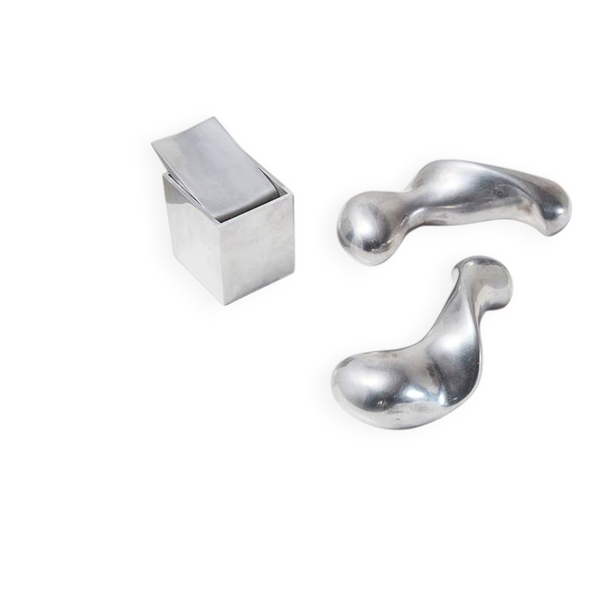 Philippe Starck Set of POAA Dumbbells + Ray Hollis Ashtray for XO 1990s