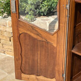 Louis XV Style Walnut Display Cabinet