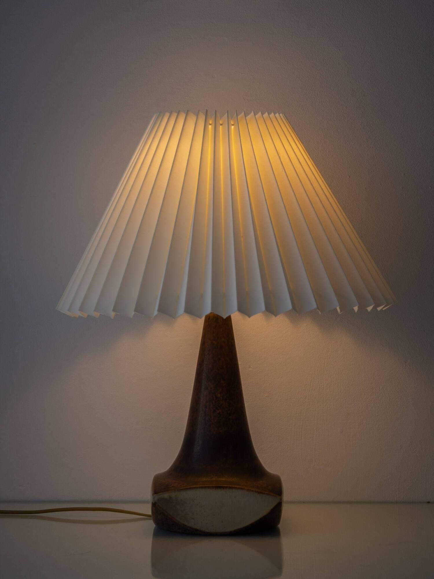 Danish Modern Stoneware Table Lamp by Michael Andersen, Marianne Starck, 1960s