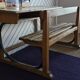 Double school desk in wood and metal 1920 – very good condition