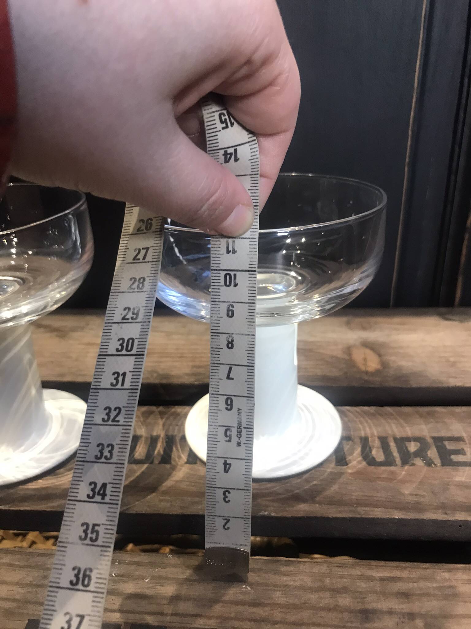 2 Kaveri 80's design champagne glasses by Jorma Vennola for Iittala