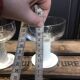 2 Kaveri 80's design champagne glasses by Jorma Vennola for Iittala