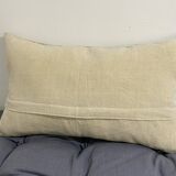 Cushion in vintage canvas Kilim style