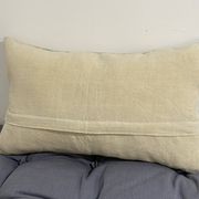 Cushion in vintage canvas Kilim style