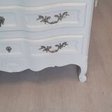 Louis XV style crossbow chest of drawers