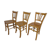 Set of 3 chairs bar Baumann