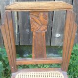 Rococo-style oak chairs (6)