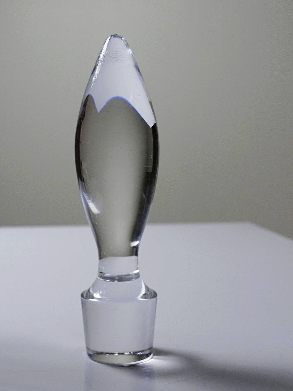 Grande carafe à décanter cristal de Sèvres vintage années 1970-1980