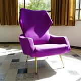 Rare Wingback Lounge Chair by Rudolf B. Glatzel for Alfred Kill, Germany 1950s