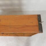 Sorting cabinet, compartment cabinet with 40 pieces of waste, 1950s