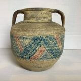 Geometric color trio vase