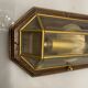 Wooden Brass Sconces Set of 2