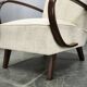 Jindřich Halabala Art Deco Bentwood Armchair, Czechoslovakia 1940s