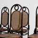 Dining set with 6 vintage chairs from the 1950s, Sautto & Liberale.