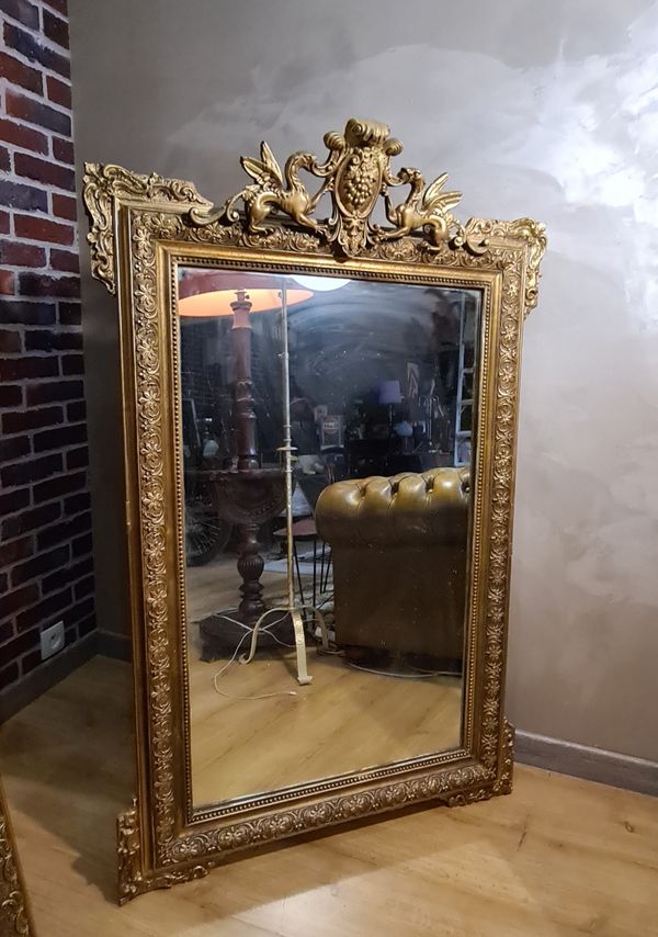Miroir Napoléon III avant 1890 - 85x134