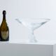Large Lalique Plumeria crystal bowl circa 1980