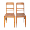 Paire de chaises bois Luterma