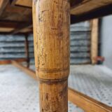 Antique French table farm dining table 19th century 73 x 201 cm