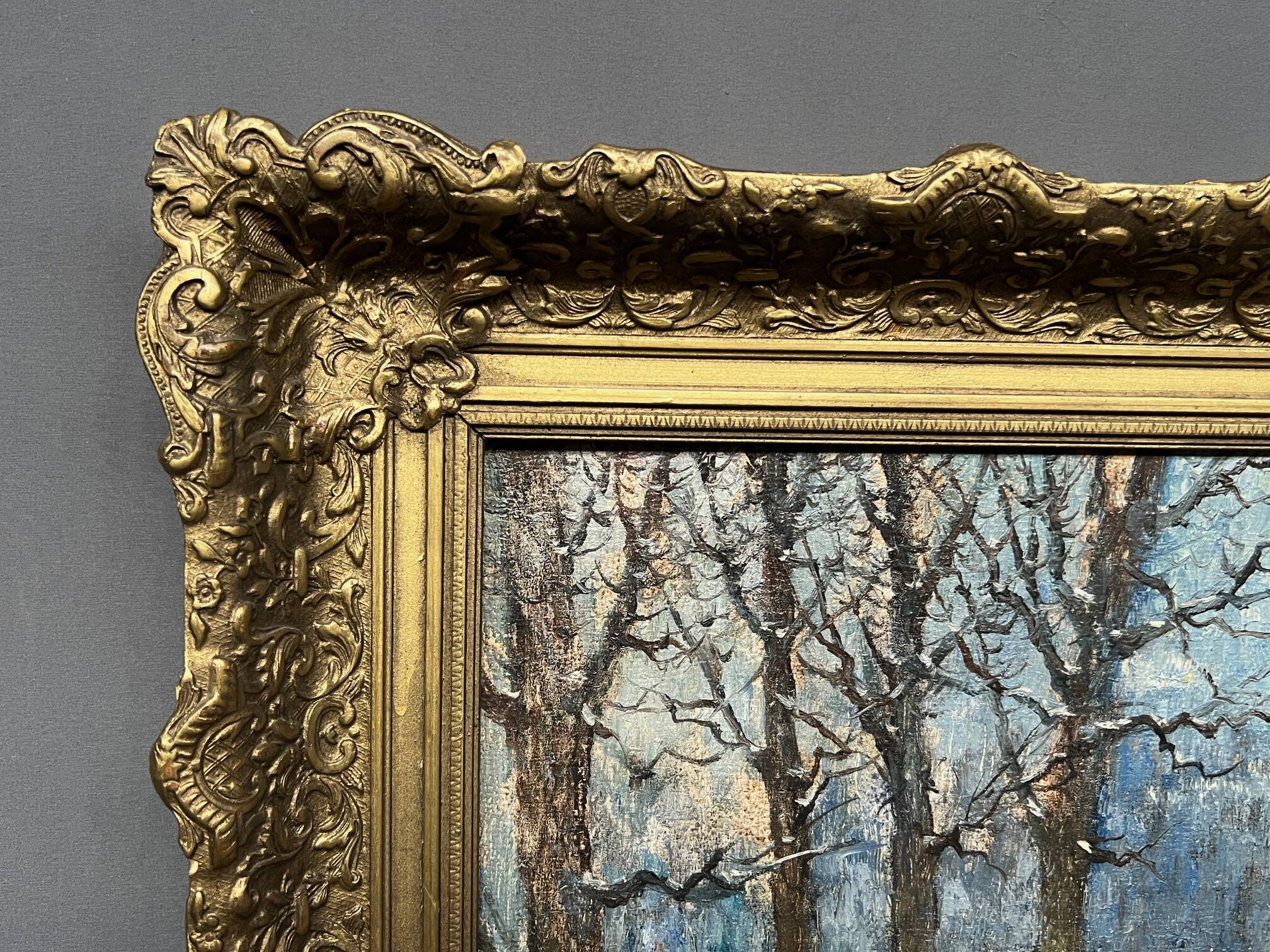 WJ (Walter) Neuhof (1904-1982), "Paysage d'hiver."