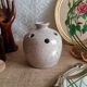 Vase pique fleurs en terre cuite - vintage