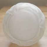 Vase art deco pressed glass