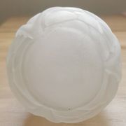 Vase art deco pressed glass