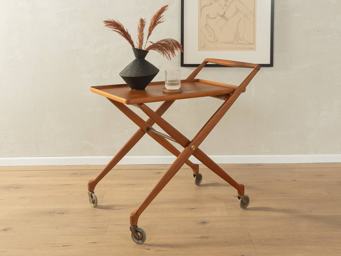 1960s serving trolley, K. Knudsen & Søn