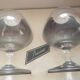 6 Baccarat crystal cognac glasses in box