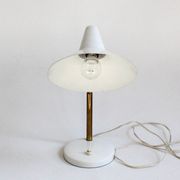 Vintage metal lacquered table/desk lamp