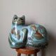 Handcrafted ceramic chat Mexico