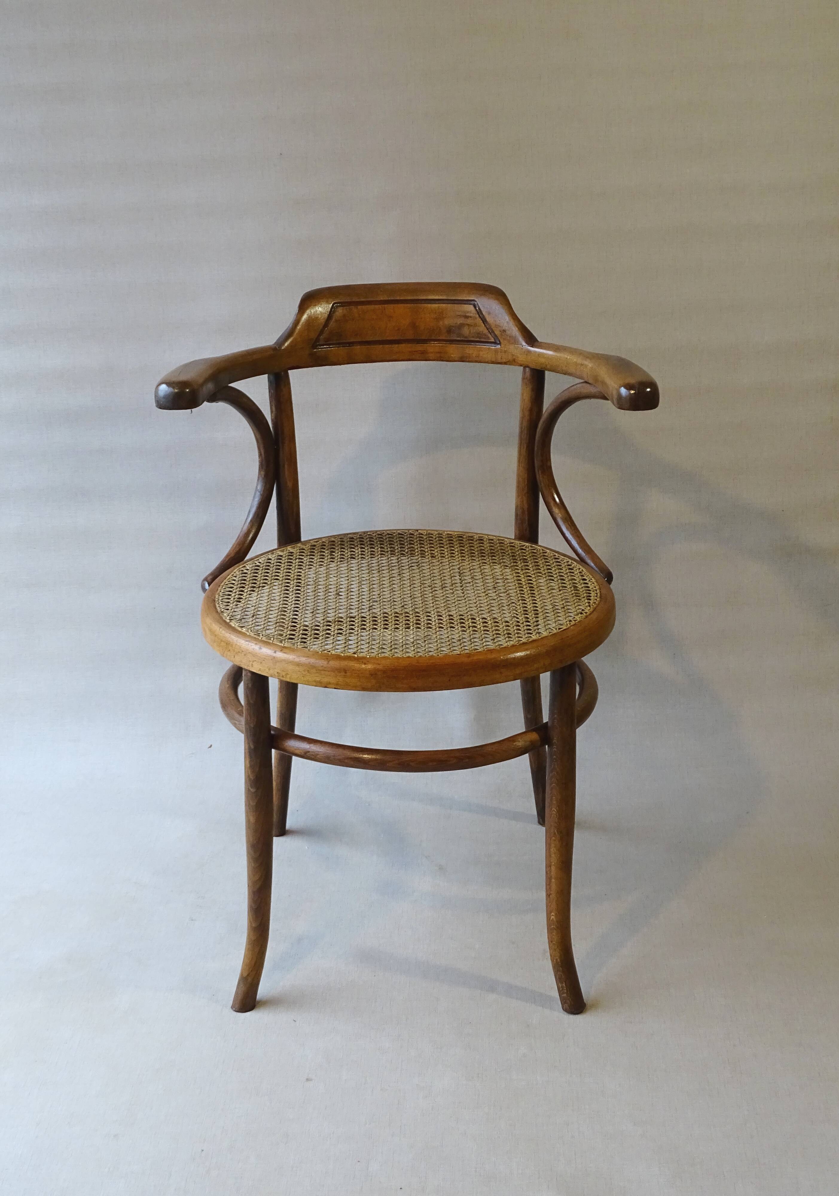 Office armchair bistrot bentwood , by Ungvar 1895
