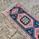 Vintage Anatolian runner rug in wool from the 1950s.