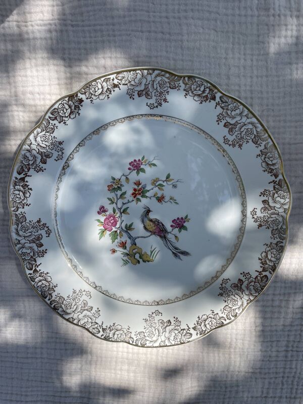 Lot de 10 assiettes vintage françaises – Digoin Sarreguemines, collection