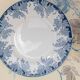 6 Assiettes plates Saint Amand Platane