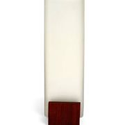 Scandinavian wall light in teak and opaline glass by Louis Kalff for Philips, 1968
