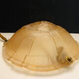 Art Deco glass hanging basin