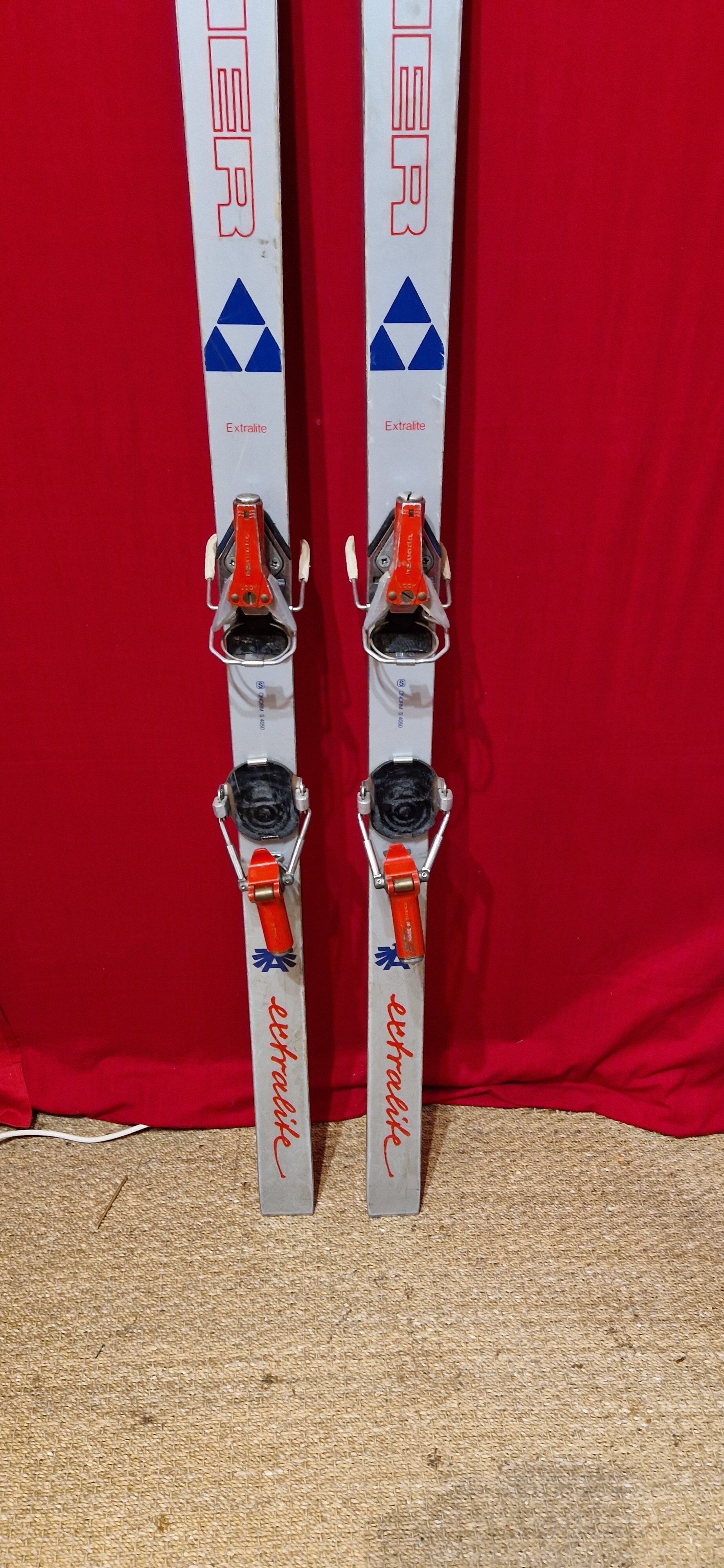 Pair of vintage skis