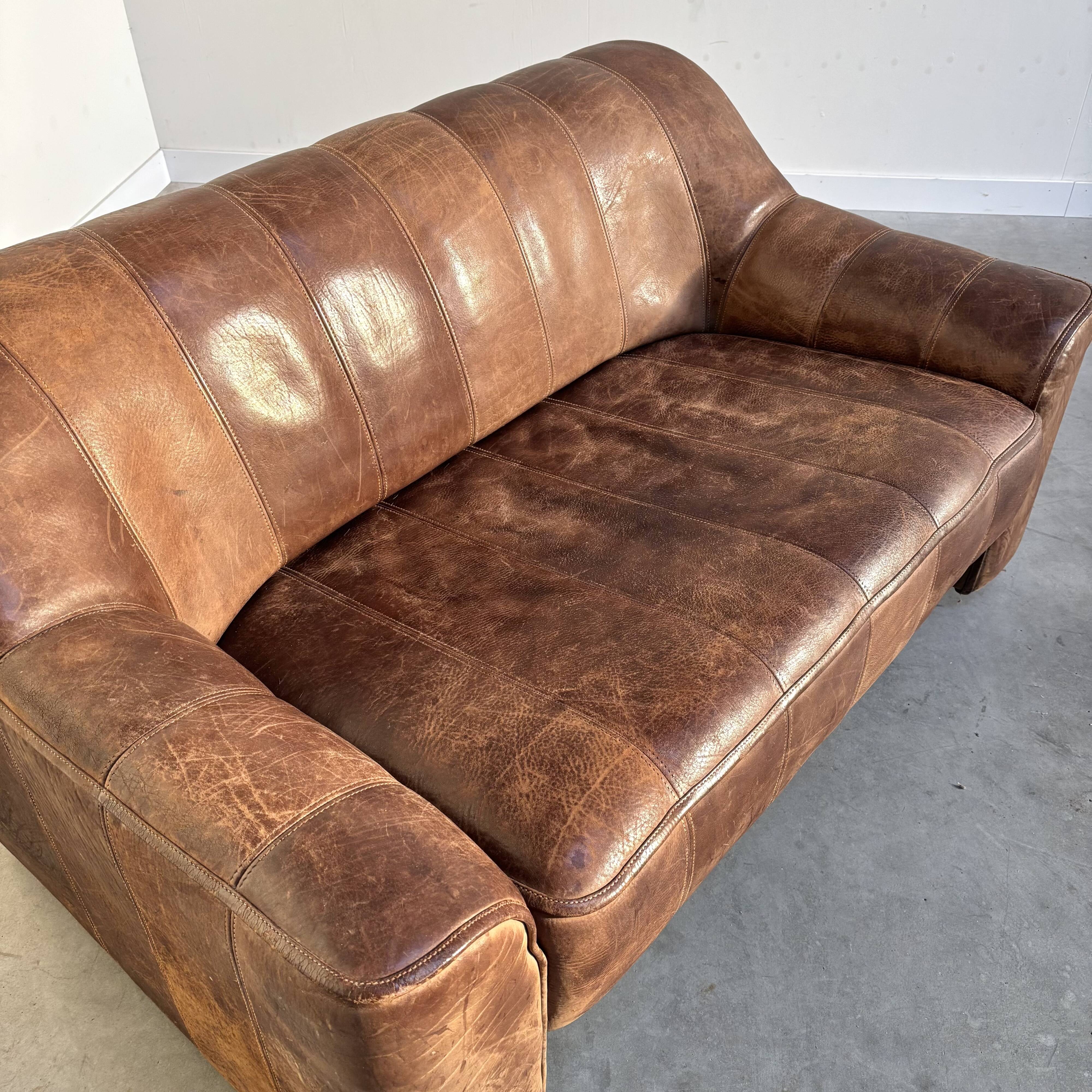 De Sede DS44 two seat sofa, 1970s