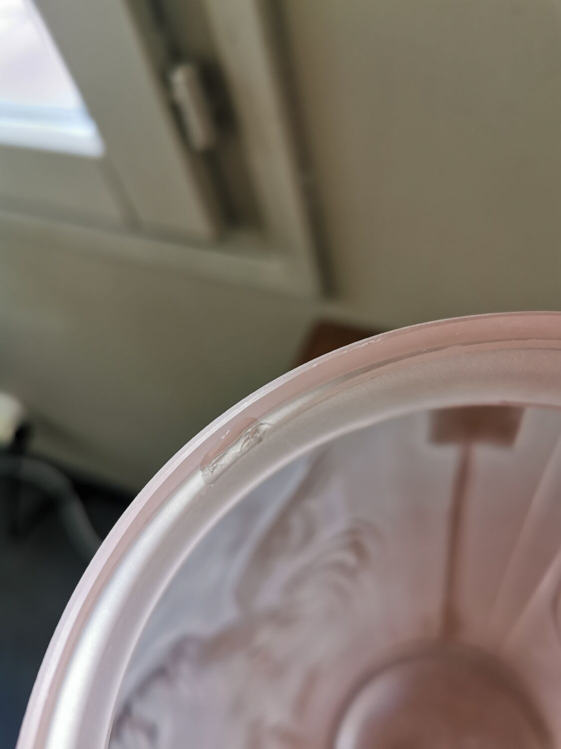 Art deco vase decorated with roosters