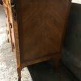 Transition chest of drawers 1900 inlaid with marquetry
