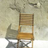 Chaise enfant ancienne pliable