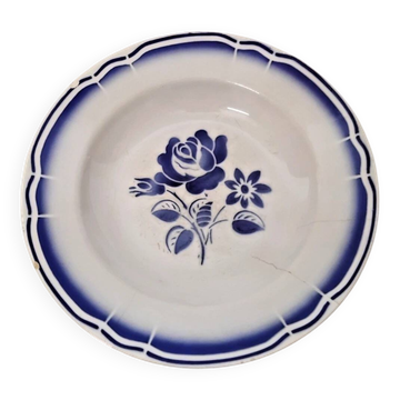 Ancienne Assiette Creuse Badonviller Vintage